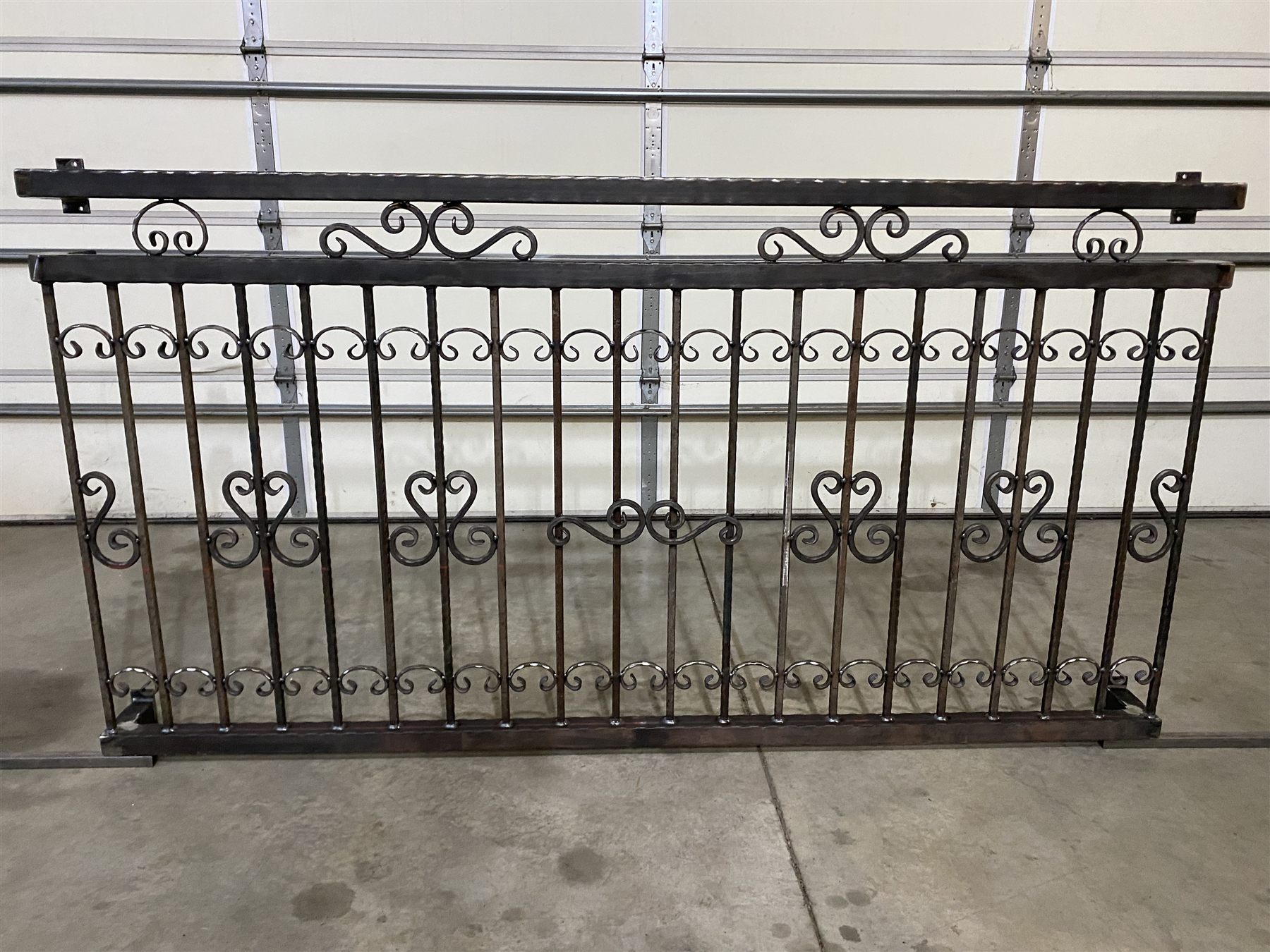 Custom steel handrail welding